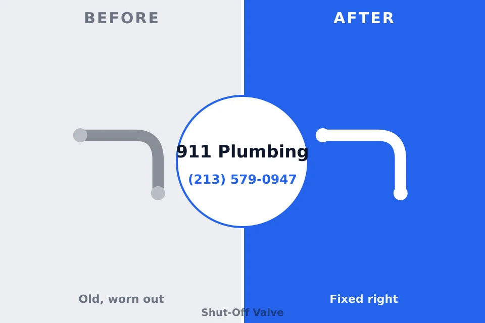 Before and after: plumbing company Edinburg, VA